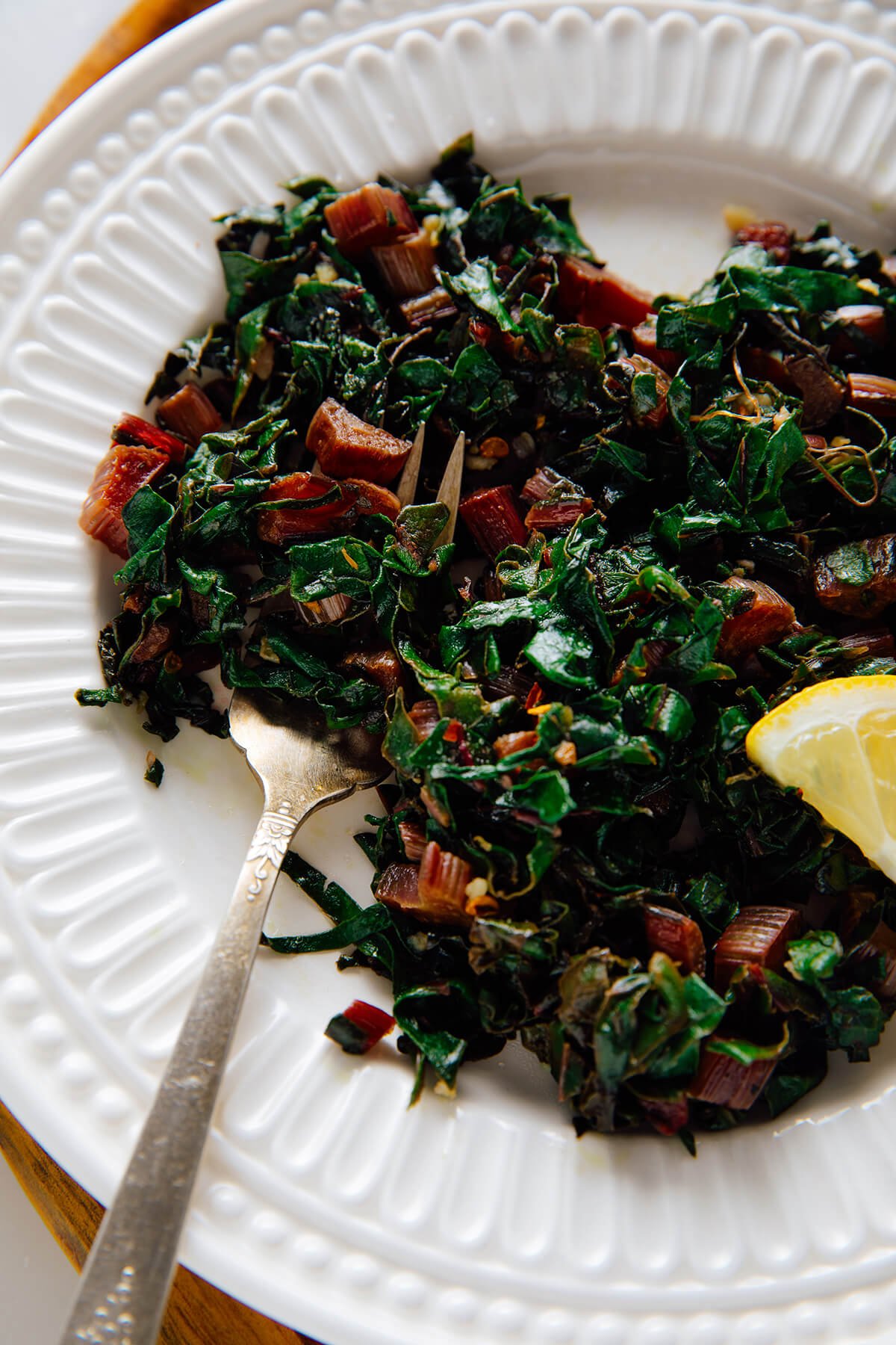 Quick Sautéed Swiss Chard: Don't Toss Those Flavorful Stems!
